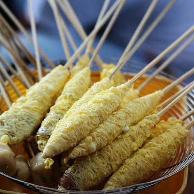 Resep Sate Telur Gulung Sosis Anti Gagal (Jajanan SD yang ngangenin)