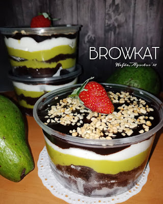 Resep Browkat Brownies Alpukat ala Dapurwafda